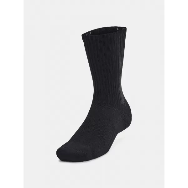  Nogavice UNDER ARMOUR UNISEX UA TC 3PK CREW 1386311-001 ČRNA 