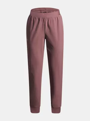 Dekliške trenirke UNDER ARMOUR UA RIVAL WOVEN JOGGER 1384207-651 RJAVA
