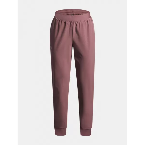  Dekliške trenirke UNDER ARMOUR UA RIVAL WOVEN JOGGER 1384207-651 RJAVA 
