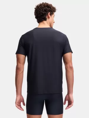 Moška majica s kratkimi rokavi UNDER ARMOUR M UA PERF TECH MESH CREW NECK-2PK 6007625-001 ČRNA