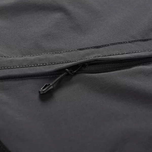  Moške softshell hlače ALPINE PRO AKAN 2 TEMNO SIVA 
