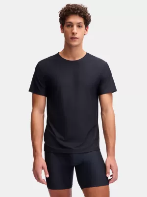 Moška majica s kratkimi rokavi UNDER ARMOUR M UA PERF TECH MESH CREW NECK-2PK 6007625-001 ČRNA