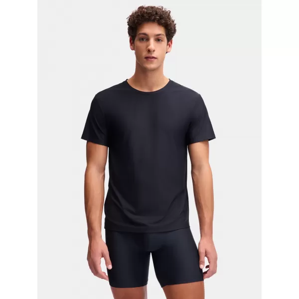  Moška majica s kratkimi rokavi UNDER ARMOUR M UA PERF TECH MESH CREW NECK-2PK 6007625-001 ČRNA 