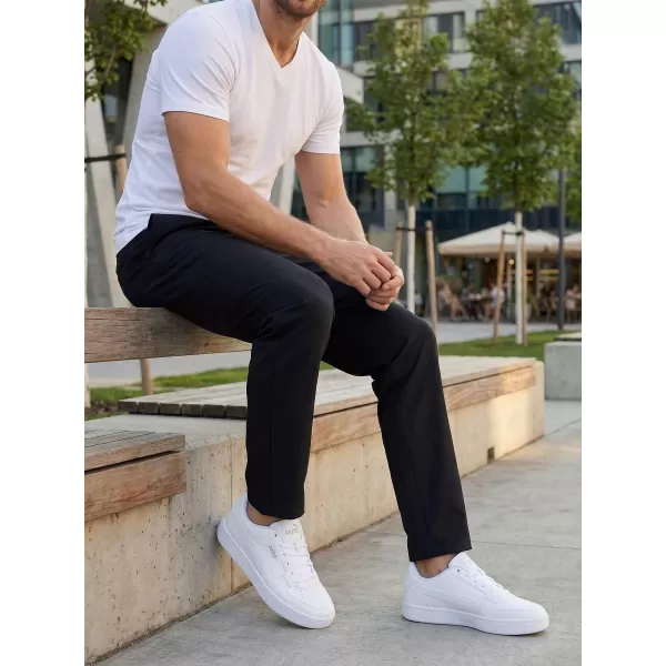  Moške hlače ALTISPORT ATS TROUSER CLASSIC-FIT ČRNA 