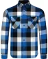 Flanelska majica NORDBLANC QUANTUM NBSSM8243 MODRO