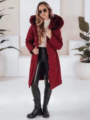 Ženska parka DSTREET TY5114 BORDO