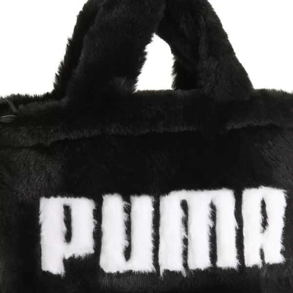  Ženska torba PUMA UP FAUX FUR MINI SHOPPER BAG 09171301 PUMA ČRNA 