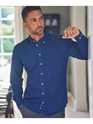 Moška srajca TEE JAYS | TJ 4002 INDIGO MODRA
