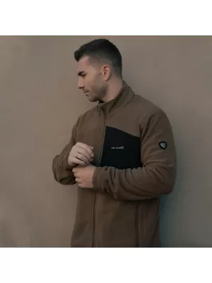 Moški pulover PENTAGON ATHOS 2.0 MEN΄S FLEECE JACKET K08047 RJAVO SIVA
