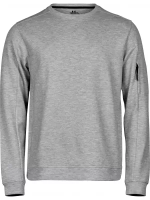 Moški pulover TEE JAYS | TJ 5700 HEATHER SIVA