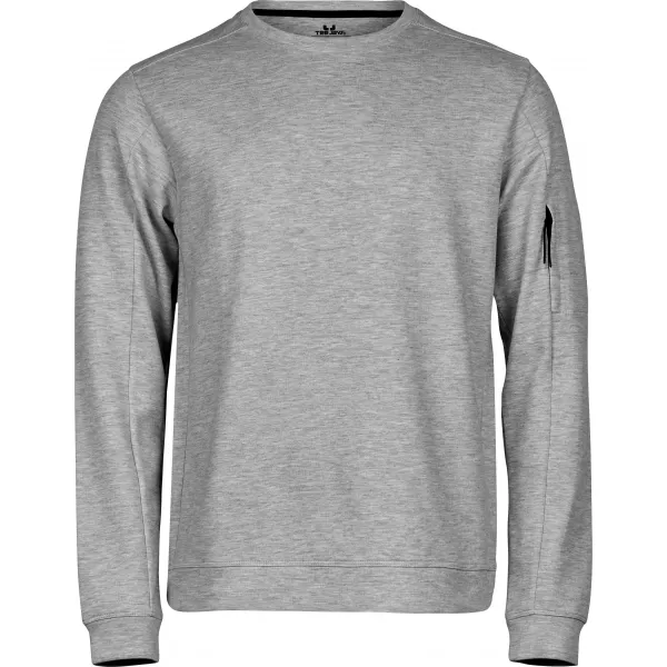  Moški pulover TEE JAYS | TJ 5700 HEATHER SIVA 