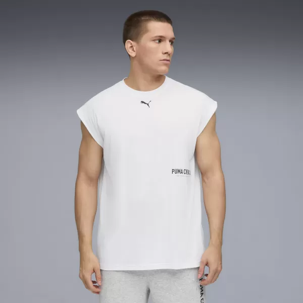  Srajca PUMA M GRAPHIC CUTOFF TANK 52762002 PUMA BELA 