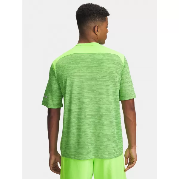  Moška majica s kratkimi rokavi UNDER ARMOUR UA TECH UTILITY SS ZELENA 