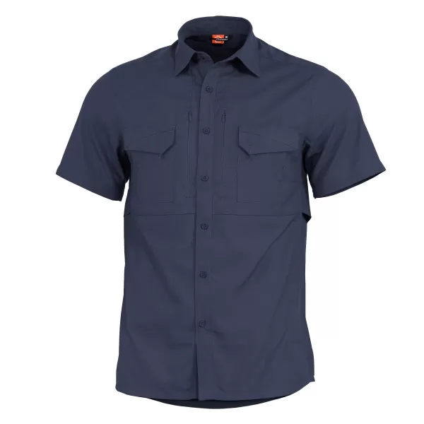  Moška srajca PENTAGON PLATO SHIRT SHORT K02019 POLNOČNO MODRA 