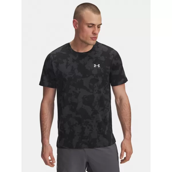  Moška majica s kratkimi rokavi UNDER ARMOUR UA LAUNCH PRINTED SS 6006110-016 SIVA 