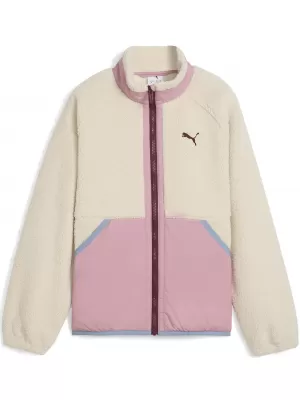 Otroška jakna PUMA HYBRID SHERPA JACKET 68840587 ALPSKI SNEG