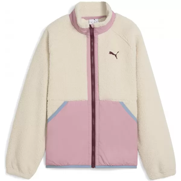  Otroška jakna PUMA HYBRID SHERPA JACKET 68840587 ALPSKI SNEG 