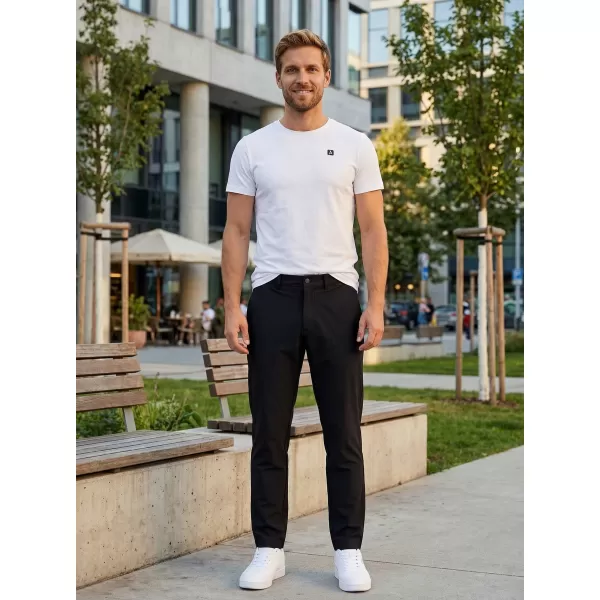  Moške hlače ALTISPORT ATS TROUSER SLIM-FIT ČRNA 