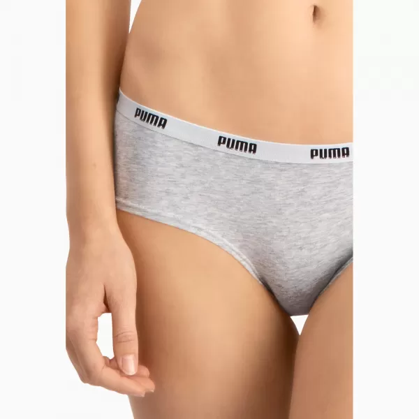  Hlačke PUMA WOMEN HIPSTER 2P PACK 90785205 SIVA/SIVA 