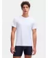 Moška majica s kratkimi rokavi UNDER ARMOUR M UA PERF TECH MESH CREW NECK-2PK 6007625-100 BELA