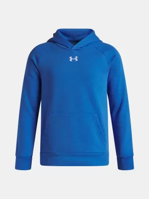 Fantovski pulover UNDER ARMOUR UA RIVAL FLEECE HOODIE 1379792-402 MODRA