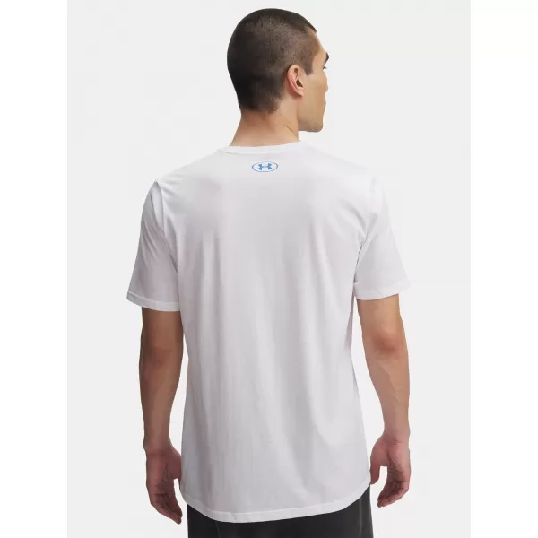  Moška majica s kratkimi rokavi UNDER ARMOUR UA TRIPLE STACK LC LOGO SS BELA 