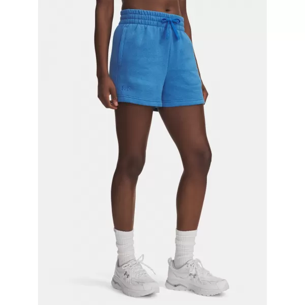  Ženske kratke hlače UNDER ARMOUR RIVAL FLEECE SHORT 1382723-402 MODRA 