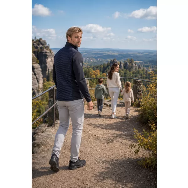  Moška hibridna jakna ALTISPORT GAD ČRNA 
