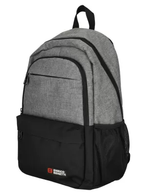 Nahrbtnik ENRICO BENETTI HAMBURG NOTEBOOK BACKPACK 23 L SVETLO SIVA