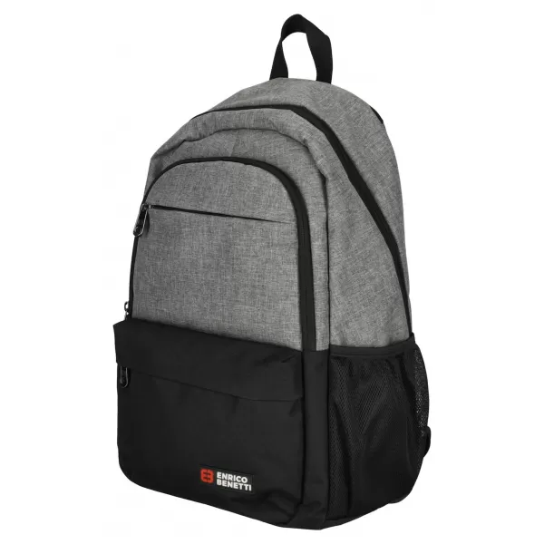  Nahrbtnik ENRICO BENETTI HAMBURG NOTEBOOK BACKPACK 23 L SVETLO SIVA 