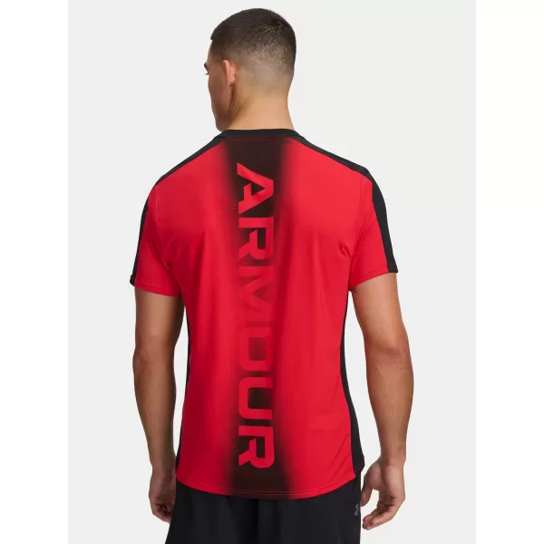  Moška majica s kratkimi rokavi UNDER ARMOUR UA HG WORDMARK SS 6007758-600 RDEČA 