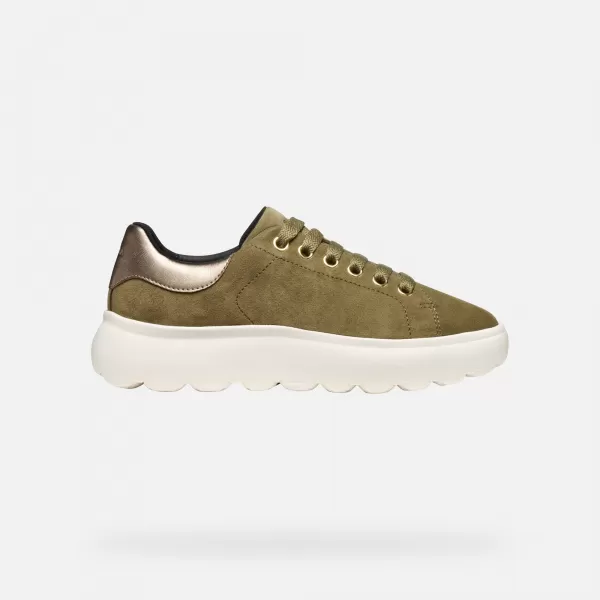  Ženske superge GEOX SPHERICA EC4.1 G009311 KAKI 