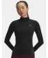 Ženska majica s kratkimi rokavi UNDER ARMOUR UA VANISH SEAMLESS 1/4 ZIP 6000644-003 ČRNA
