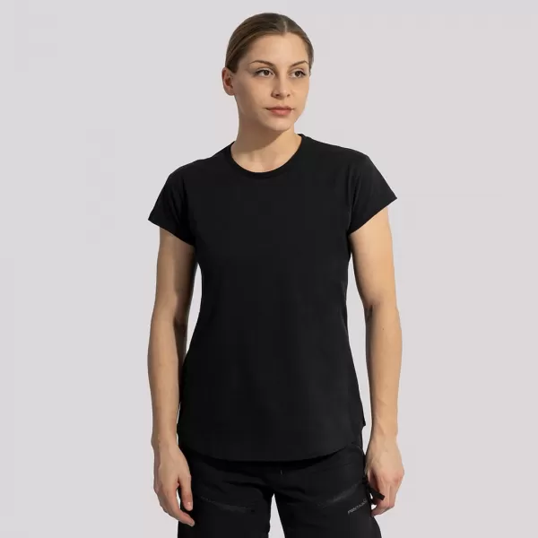  Ženska majica s kratkimi rokavi PENTAGON WHISPER WOMENS TEE BLANK OFF K09044 ČRNA 