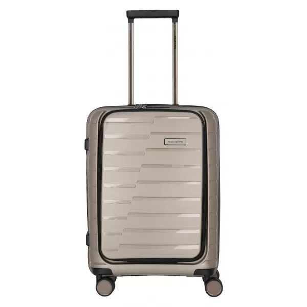 Kovček TRAVELITE AIR BASE 4W S FRONT POCKET ŠAMPANJEC 
