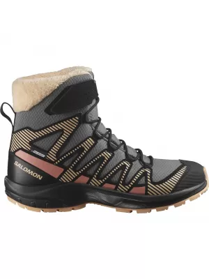 Otroški čevlji SALOMON XA PRO V8 WINTER WATERPROOF J KOSITRNA/ČRNA/BRESKOVA DLAKA