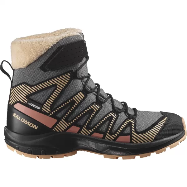  Otroški čevlji SALOMON XA PRO V8 WINTER WATERPROOF J KOSITRNA/ČRNA/BRESKOVA DLAKA 