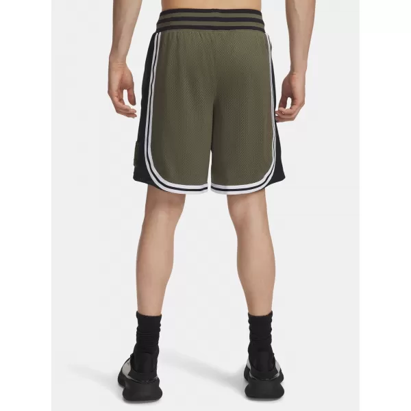  Moške kratke hlače UNDER ARMOUR UA M COURTSIDE SHORT 6004087-390 ZELENA 
