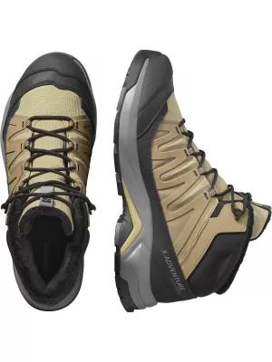 Moški čevlji SALOMON X-ADVENTURE COLDRUSH WATERPROOF KELP/ČRNA/KOSITER