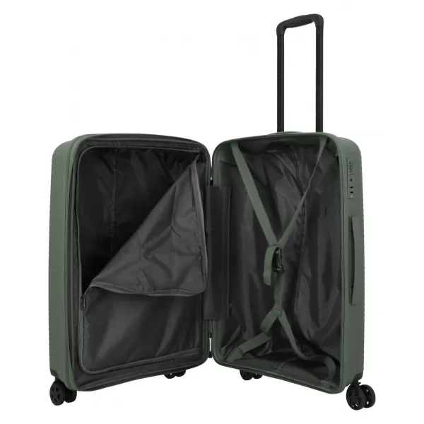  Kovček TRAVELITE Air Stripe S,M,L Slim ZELENA 