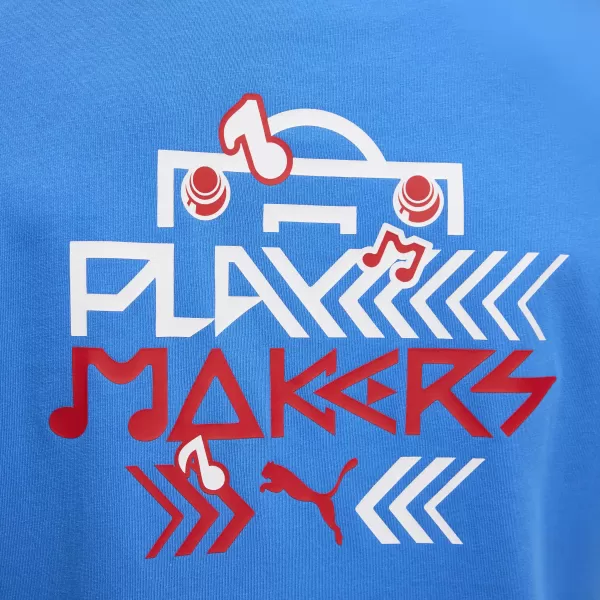  Srajca PUMA NEYMAR JR PLAYMAKER TEE 66032110 PUMA TEAM ROYAL/PUMA RED 
