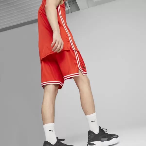  Kratke hlače PUMA HOOPS TEAM GAME SHORT 67662904 PUMA RDEČA 