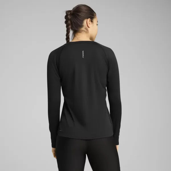  Srajca PUMA W RUN VELOCITY LONG SLEEVE (POLY) 52658101 PUMA ČRNA 