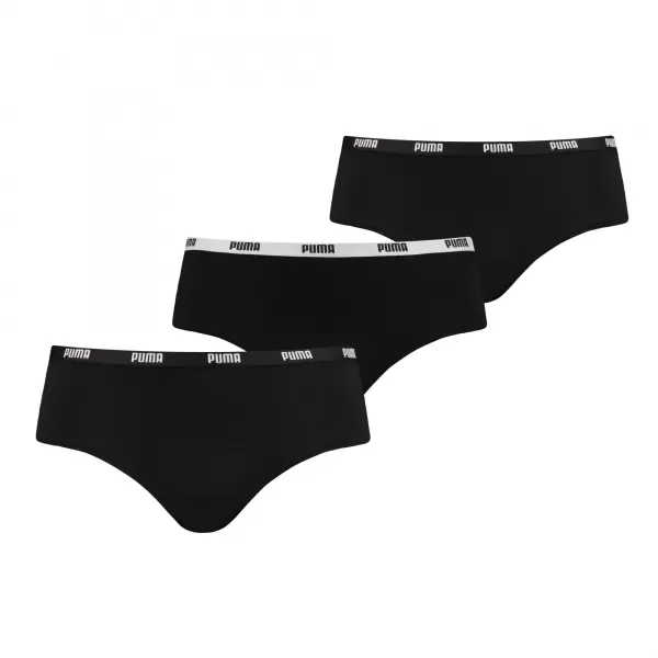  Hlačke PUMA HIPSTER 3P PACK 90759202 ČRN 