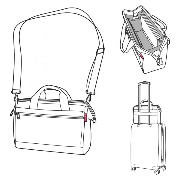  Torba REISENTHEL ALLROUNDER S POCKET TEMNO MODRA RIBJA KOST 