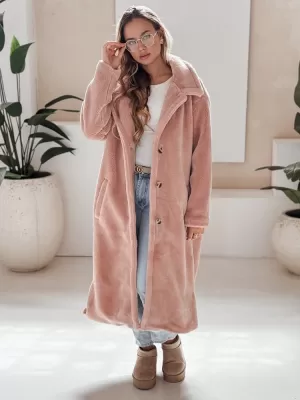 Ženski plašč DSTREET NY0751 ROZA
