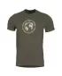 Majica s kratkimi rokavi PENTAGON GLOBE T-SHIRT K09055 RJAVO SIVA
