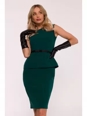 Obleka STYLOVE S427 ZELENA