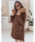 Ženska jakna DSTREET TY4936 RJAVA
