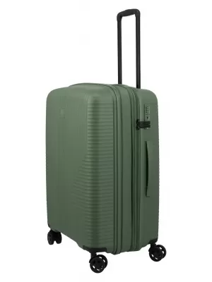 Kovček TRAVELITE Air Stripe M ZELENA